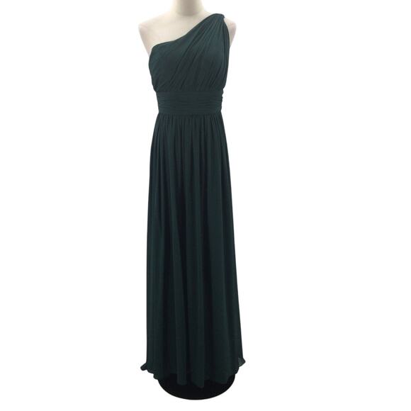AW BRIDAL SZ 8 M dark emerald Grace bridesmaid formal party maxi dress NEW 0B11 - Picture 3 of 9